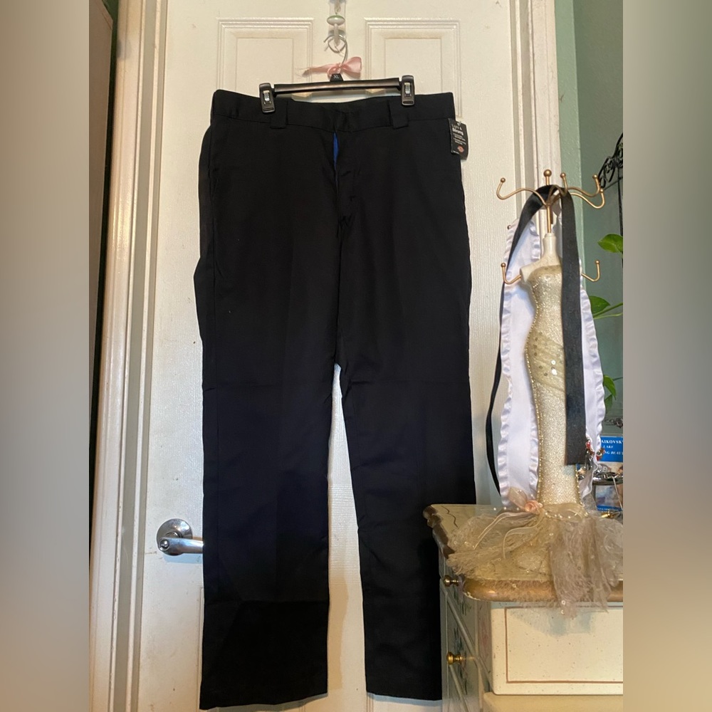 NWT Dickies Twill Work Pants Tapered Leg 36 Waist